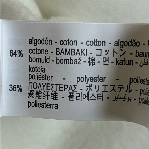 NWT. Zara White "San Diego 60" Sweatshirt. Size M. - Picture 11 of 12